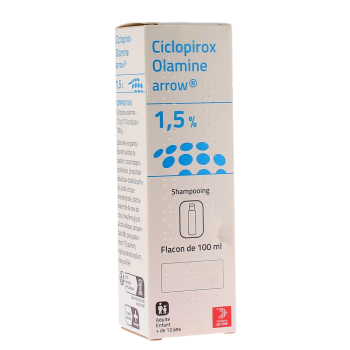 Ciclopirox olamine arrow 1,5% shampooing - flacon de 100ml
