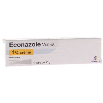 Econazole cr&egrave;me 1% Viatris - tube de 30g