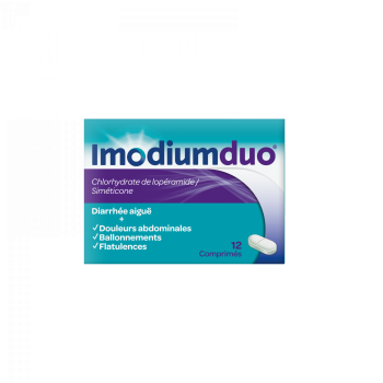 Imodium duo comprim&eacute; - bo&icirc;te de 12 comprim&eacute;s