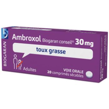 Ambroxol Biogaran Conseil 30mg - 20 comprim&eacute;s s&eacute;cables