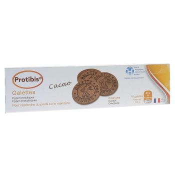 Protibis Galettes cacao HP/HC Nestl&eacute; Health Science - bo&icirc;te de 16 galettes