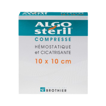 Algost&eacute;ril compresse h&eacute;mostatique et cicatrisante - boite de 16 compresses de 10 x 10 cm