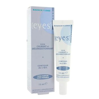 EYES Soin contour des yeux calmant et d&eacute;congestionnant Bausch Lomb - tube de 15ml