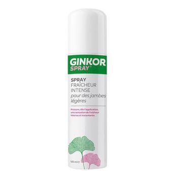 Spray fra&icirc;cheur intense jambes l&eacute;g&egrave;res Ginkor - spray de 125ml