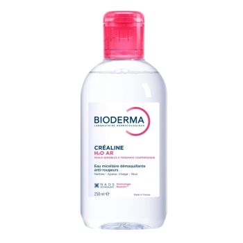 Eau micellaire Cr&eacute;aline H2O AR anti-rougeurs Bioderma - flacon de 250 ml