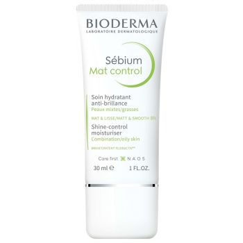 S&eacute;bium mat control soin hydratant anti-brillance Bioderma - tube de 30 ml
