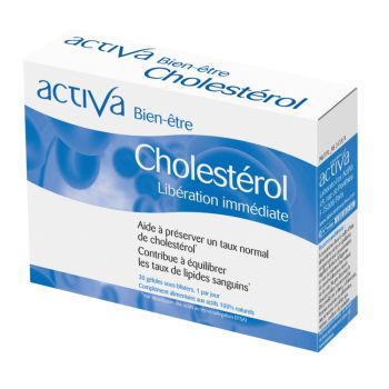 Activa bien-&ecirc;tre cholesterol - boite de 30 g&eacute;lules