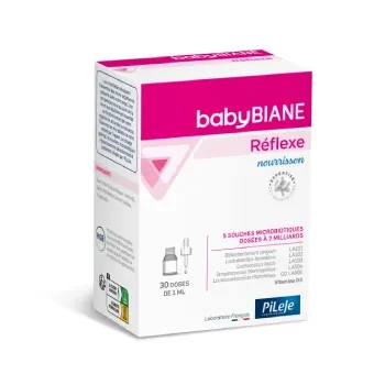 Babybiane R&eacute;flexe nourrisson Pileje - flacon-pipette de 30ml