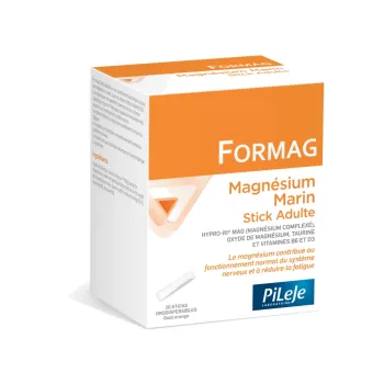 Formag magn&eacute;sium marin adulte Pileje - 20 sticks