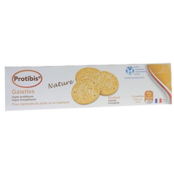 Protibis Galettes nature HP/HC Nutrisens - bo&icirc;te de 16 galettes