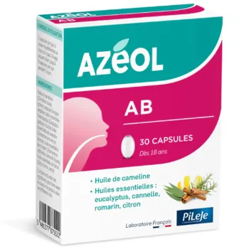 Az&eacute;ol AB d&eacute;fenses immunitaires Phytoprevent - bo&icirc;te de 30 capsules