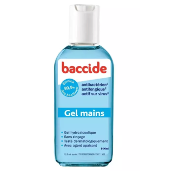 Gel mains anti-bact&eacute;rien Baccide Cooper - flacon de 100 ml