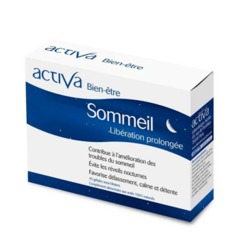 Bien-&ecirc;tre sommeil lib&eacute;ration prolong&eacute;e Activa - boite de 45 g&eacute;lules 