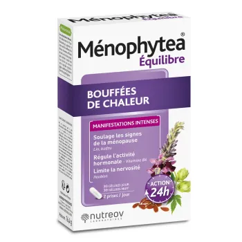 M&eacute;nophytea bouff&eacute;es de chaleur Nutreov - bo&icirc;te de 40 g&eacute;lules 