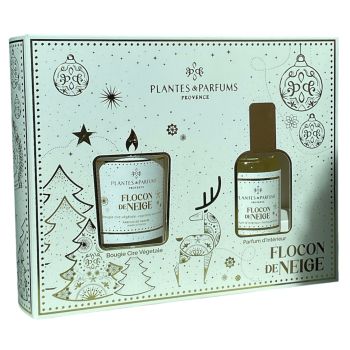 Coffret cadeau Flocon de neige Plantes & Parfums de Provence - coffret 2 produits