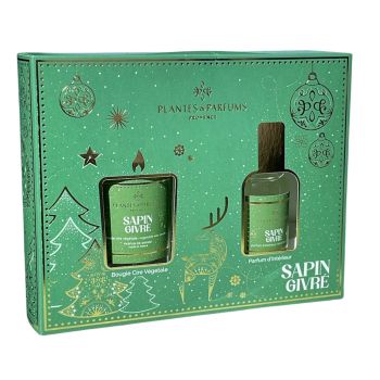 Coffret cadeau Sapin Givr&eacute; Plantes & Parfums de Provence - coffret 2 produits