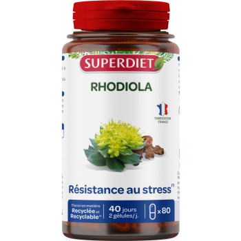 Rhodiola Superdiet - pot de 80 g&eacute;lules