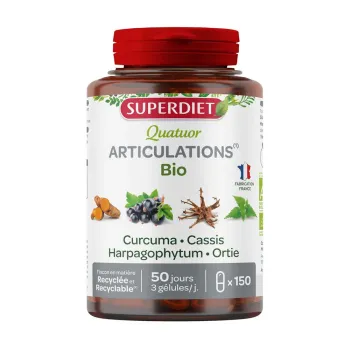 Quatuor bio articulation Super Diet - pot de 150 g&eacute;lules