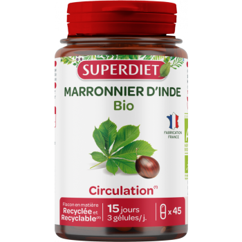 Marronnier d'Inde bio Super Diet - boite de 45 g&eacute;lules
