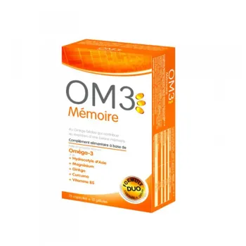 M&eacute;moire OM3 - boite de 15 capsules + 15 g&eacute;lules 