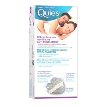 Orth&egrave;se d'avanc&eacute;e mandibulaire anti-ronflement Quies - une orth&egrave;se