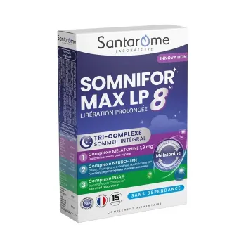 Somnifor Max LP 8h Santarome - boite de 15 comprimés