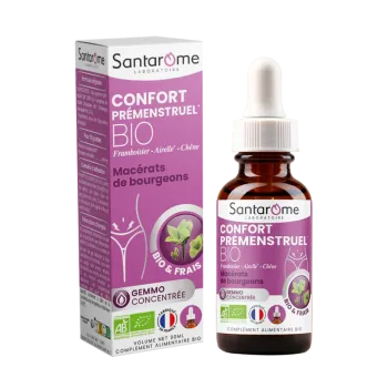 Confort pr&eacute;menstruel mac&eacute;rats de bourgeons Santarome - flacon de 30ml