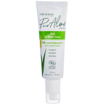 Gel 98% d'Aloe vera Bio Pur Alo&eacute; - tube de 125 ml