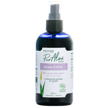Ros&eacute;e d'alo&eacute; 76% Aloe vera Bio Pur Alo&eacute; - spray de 250 ml