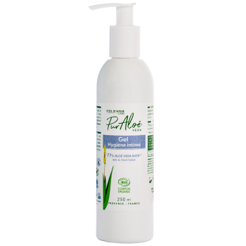 Gel intime soin Aloe vera 77% Bio Pur Alo&eacute; - flacon de 250 ml