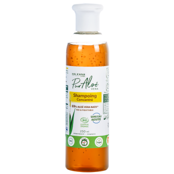 Shampooing traitrant Aloe vera 70% Bio Pur Alo&eacute; - flacon de 250 ml
