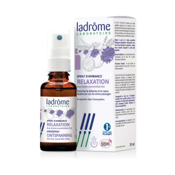 Spray d'ambiance relaxation bio Ladr&ocirc;me - flacon de 30 ml