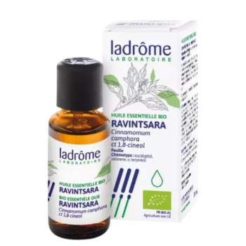Huile essentielle bio ravintsara Ladr&ocirc;me - flacon de 30ml