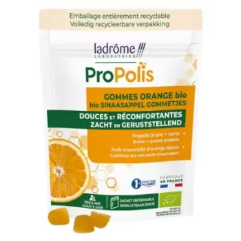 Propolis gommes orange Bio Ladr&ocirc;me - sachet de 45g