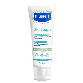 Stelatopia Cr&egrave;me &eacute;molliente visage Mustela - tube de 40 ml