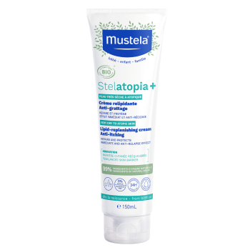 Stelatopia+ Cr&egrave;me relipidante anti-grattage bio Mustela - tube de 150ml
