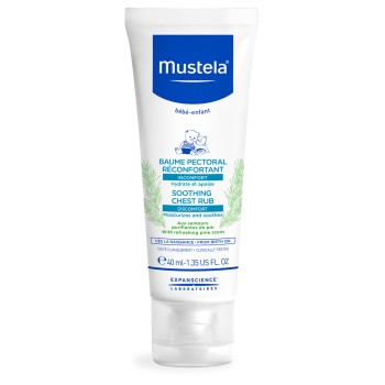 Baume pectoral r&eacute;confortant Mustela - tube de 40ml 