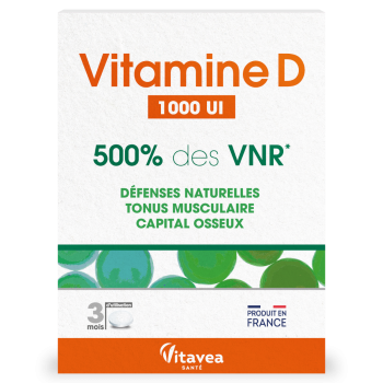 Vitamine D 1000 UI Vitavea - bo&icirc;te de 90 comprim&eacute;s