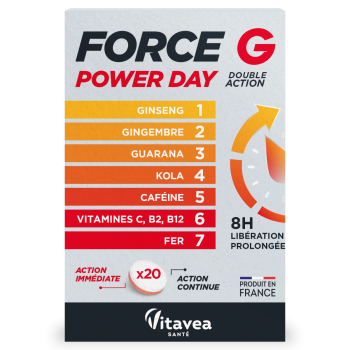 Force G Power Day Vitavea - bo&icirc;te de 20 comprim&eacute;s