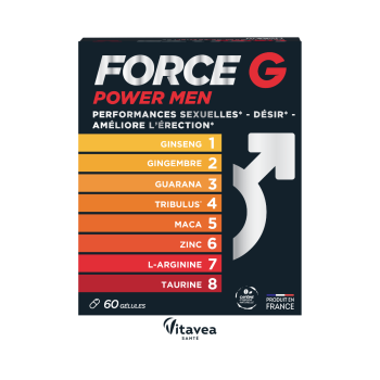 Force G Power Men Vitavea - bo&icirc;te de 60 g&eacute;lules