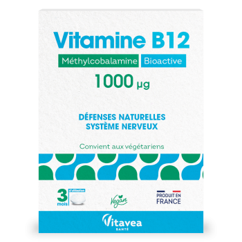 Vitamine B12 1000 &micro;g Vitavea - bo&icirc;te de 90 comprim&eacute;s