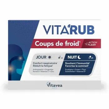 Vita'Rub coups de froid Vitavea - boite de 12 g&eacute;lules 