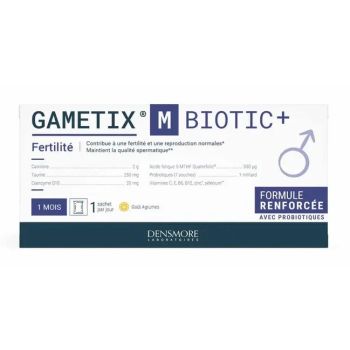 Gametix M Biotic+ Fertilit&eacute; Densmore - boite de 30 sachtes de 4,5g