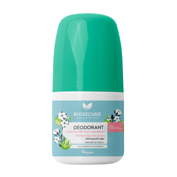 D&eacute;odorant fleur de coton Bio Secure - roll-on de 50ml