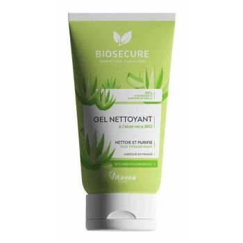 Gel nettoyant &agrave; l'aloe vera bio Bio Secure - tube de 150ml