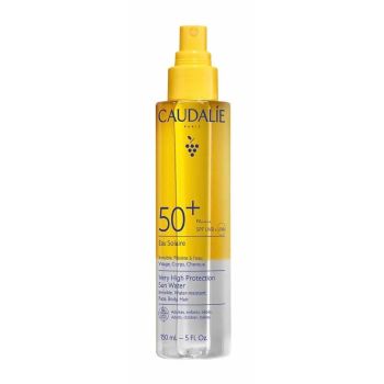 Eau solaire tr&egrave;s haute protection SPF50+ Caudalie - spray de 150ml
