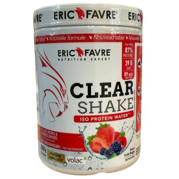 Clear shake Iso protein water saveur fruits rouges Eric Favre - pot de 500g