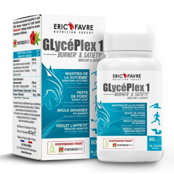 GLyc&eacute;Plex 1 br&ucirc;leur et sasi&eacute;t&eacute; Eric Favre - bo&icirc;te de 60 g&eacute;lules