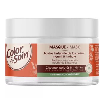 Color & Soin Masque cheveux color&eacute;s et m&eacute;ch&eacute;s Les 3 Ch&ecirc;nes - pot de 250ml