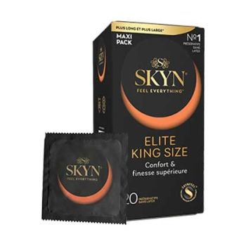 Skyn Pr&eacute;servatifs Elite King Size Manix - bo&icirc;te de 20 pr&eacute;servatifs